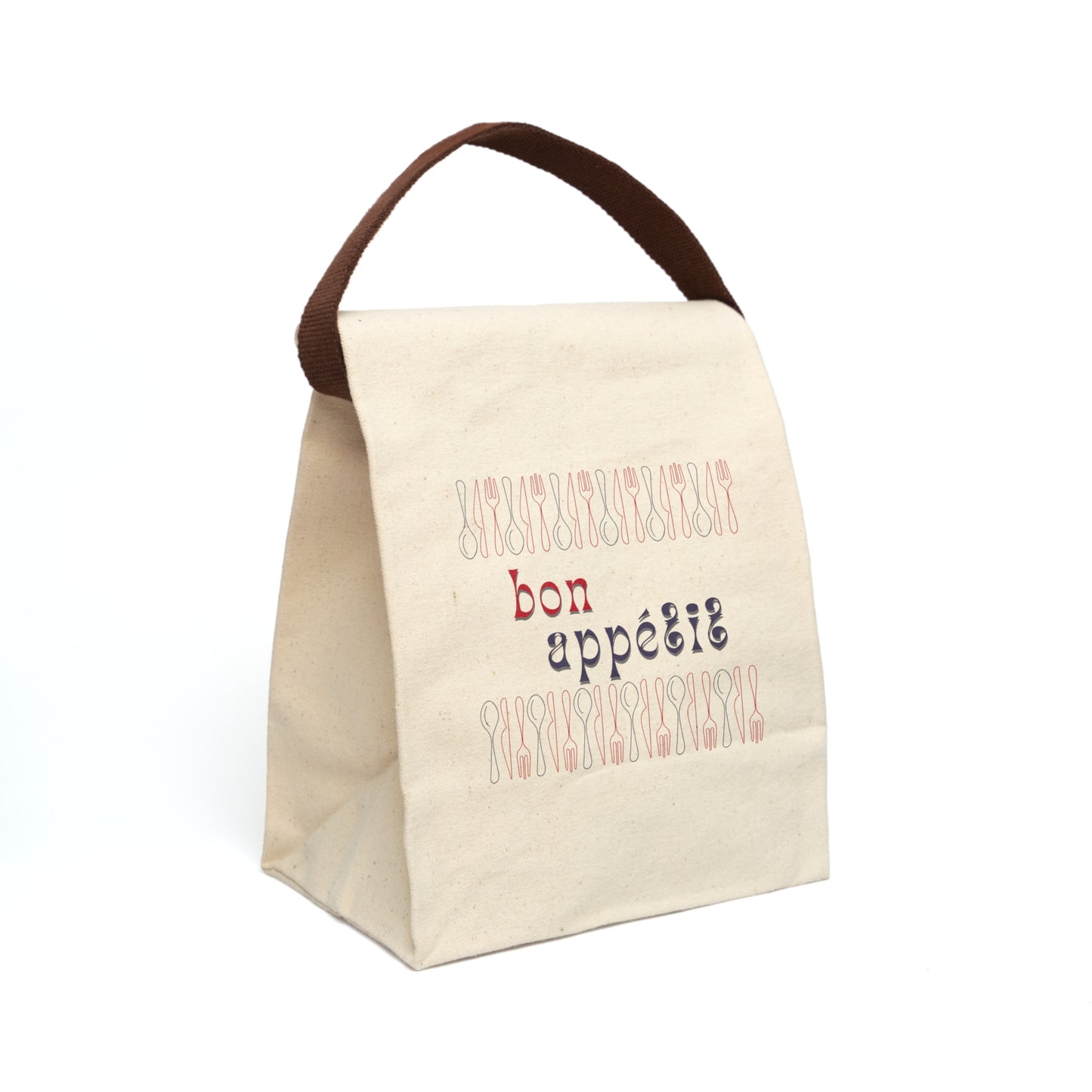 Canvas Lunch Bag - Bon Appetit