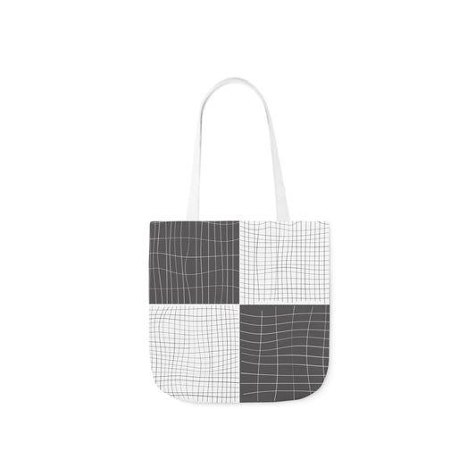 Tote Bag - Black & White Lines