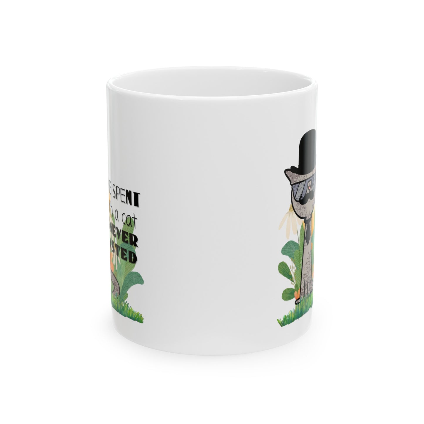 Mug - Spend Time With Cat Is Never Wasted