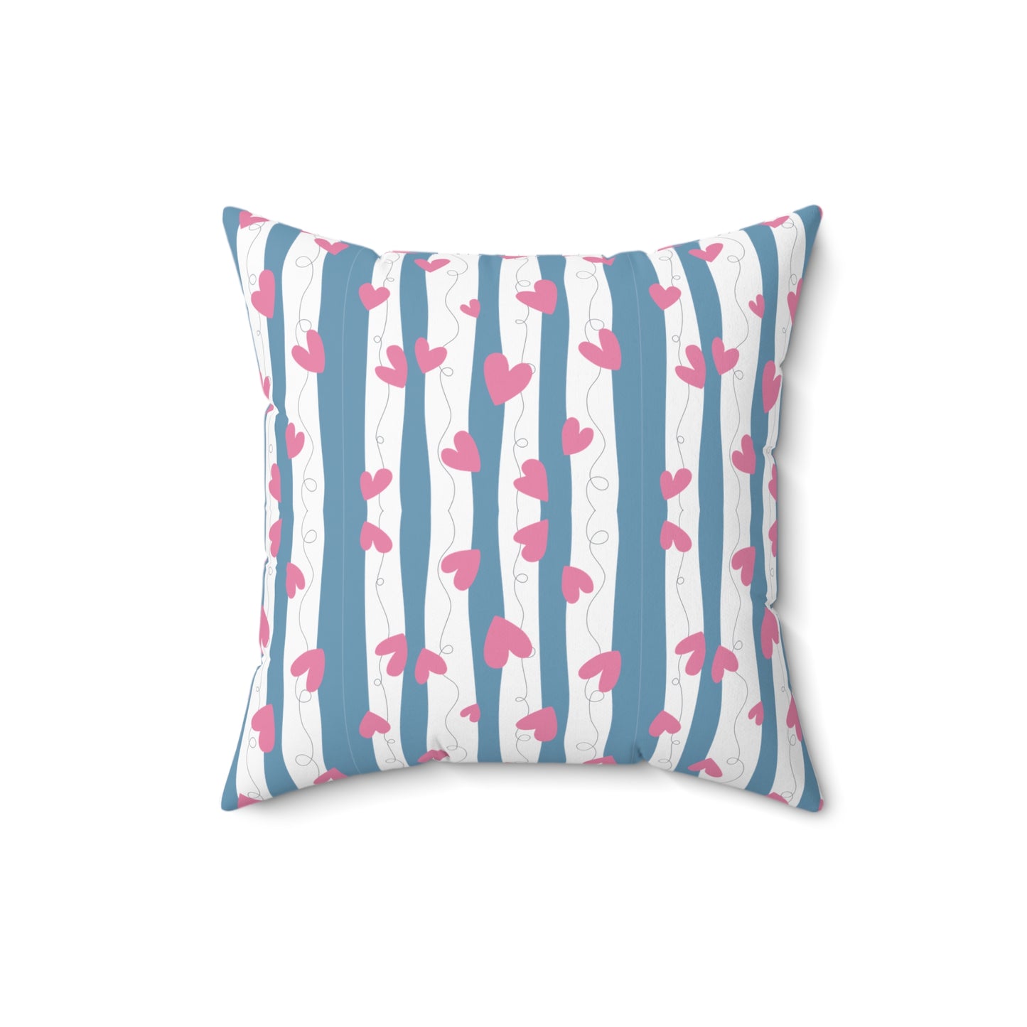 Square Pillow - Lovely Hearts