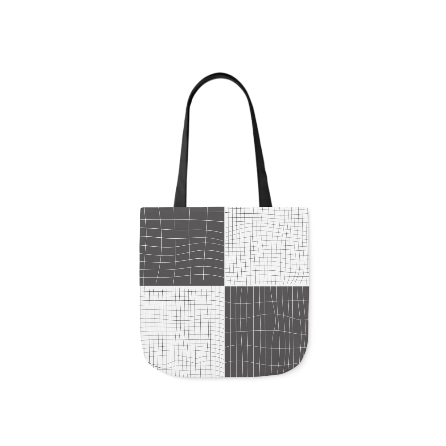 Tote Bag - Black & White Lines