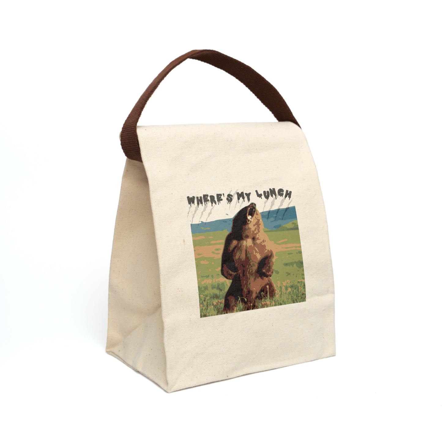 Canvas Lunch Bag - Where's My Lunch