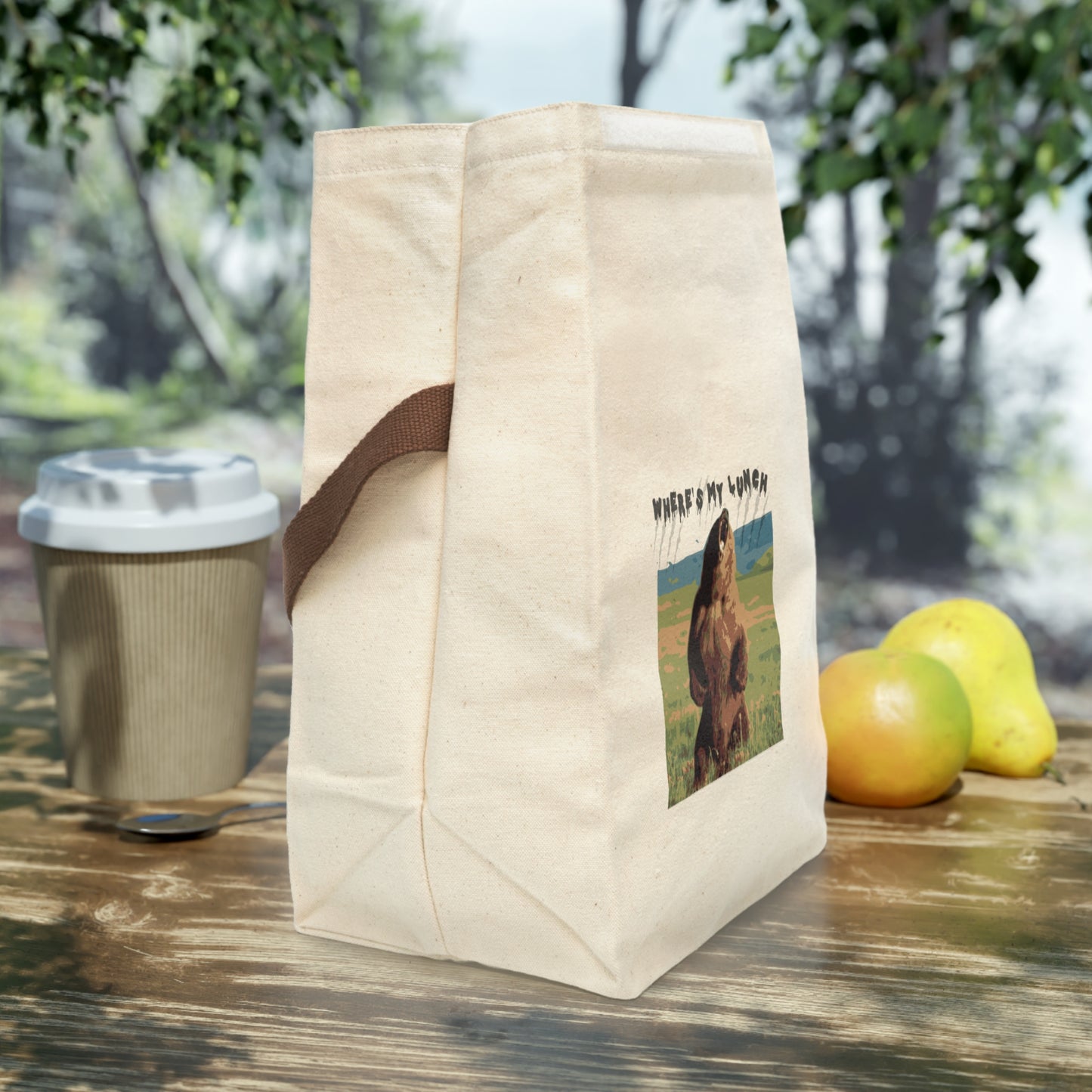 Canvas Lunch Bag - Where's My Lunch