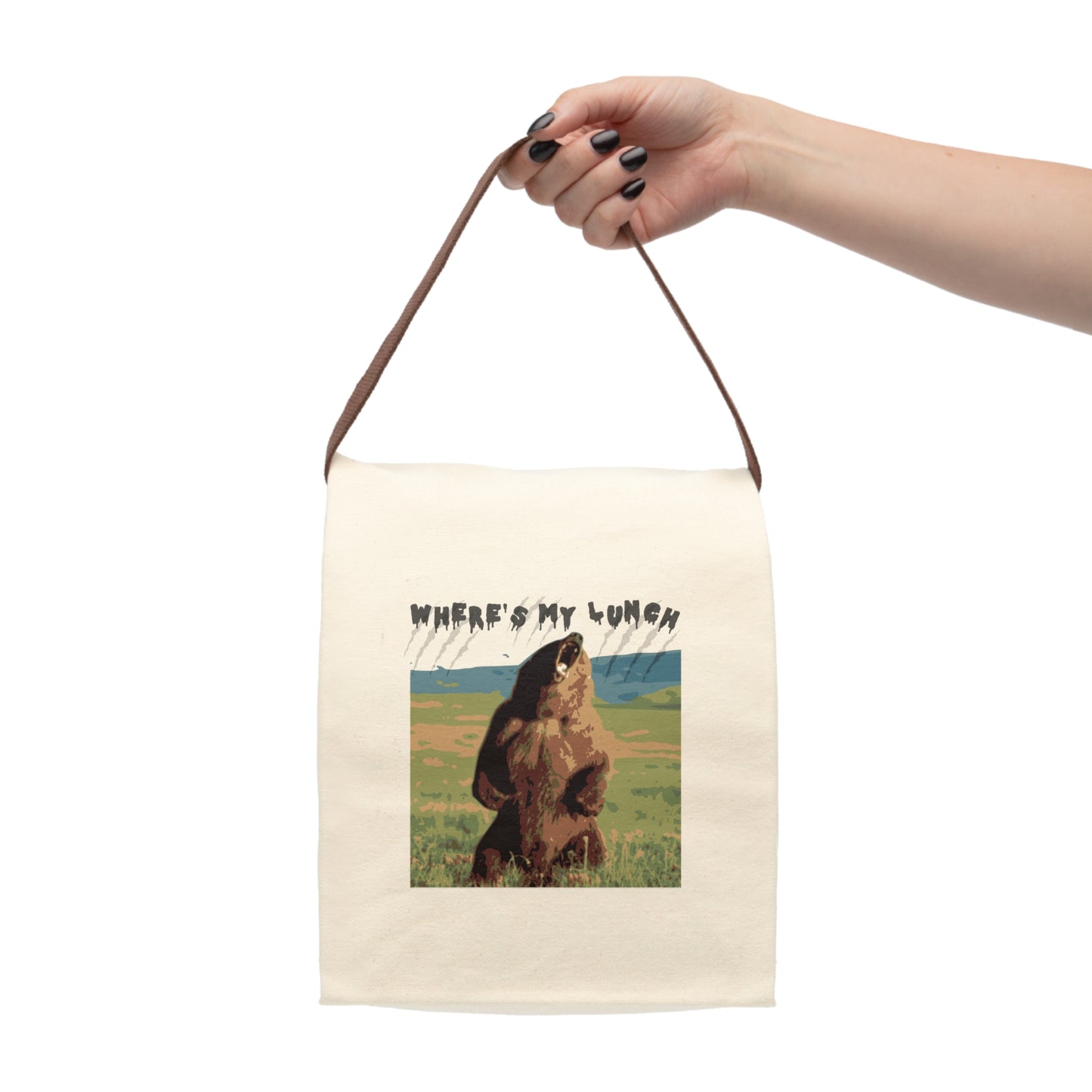 Canvas Lunch Bag - Where's My Lunch