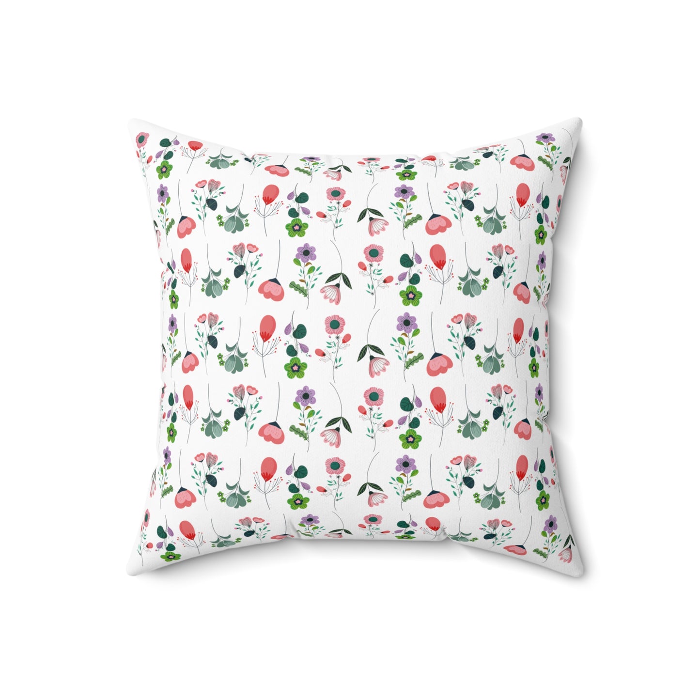 Square Pillow - Flower Pattern