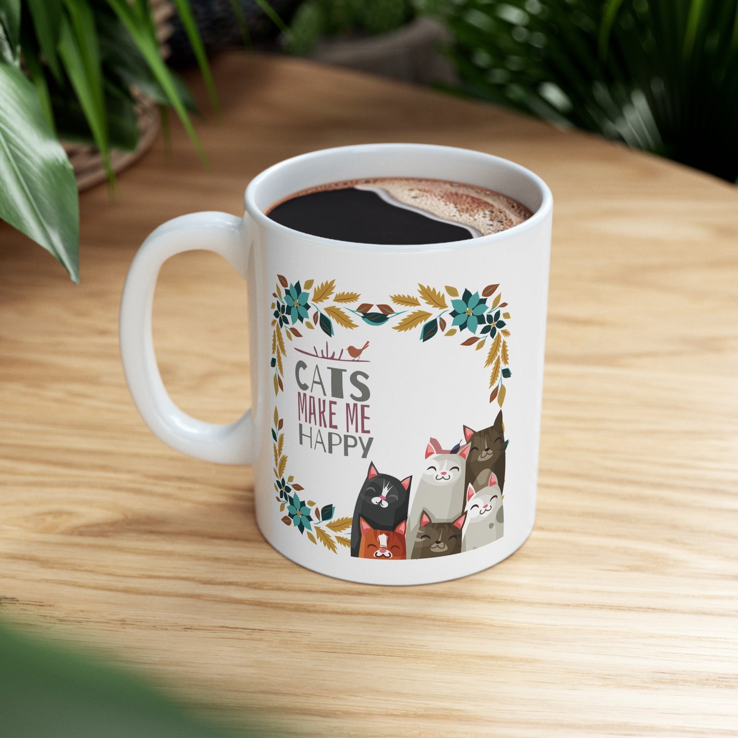 Mug - Cat Make Me Happy