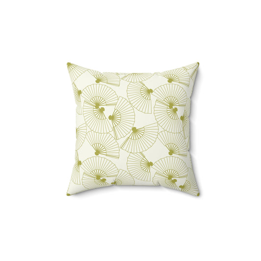 Square Pillow - Fan Pattern