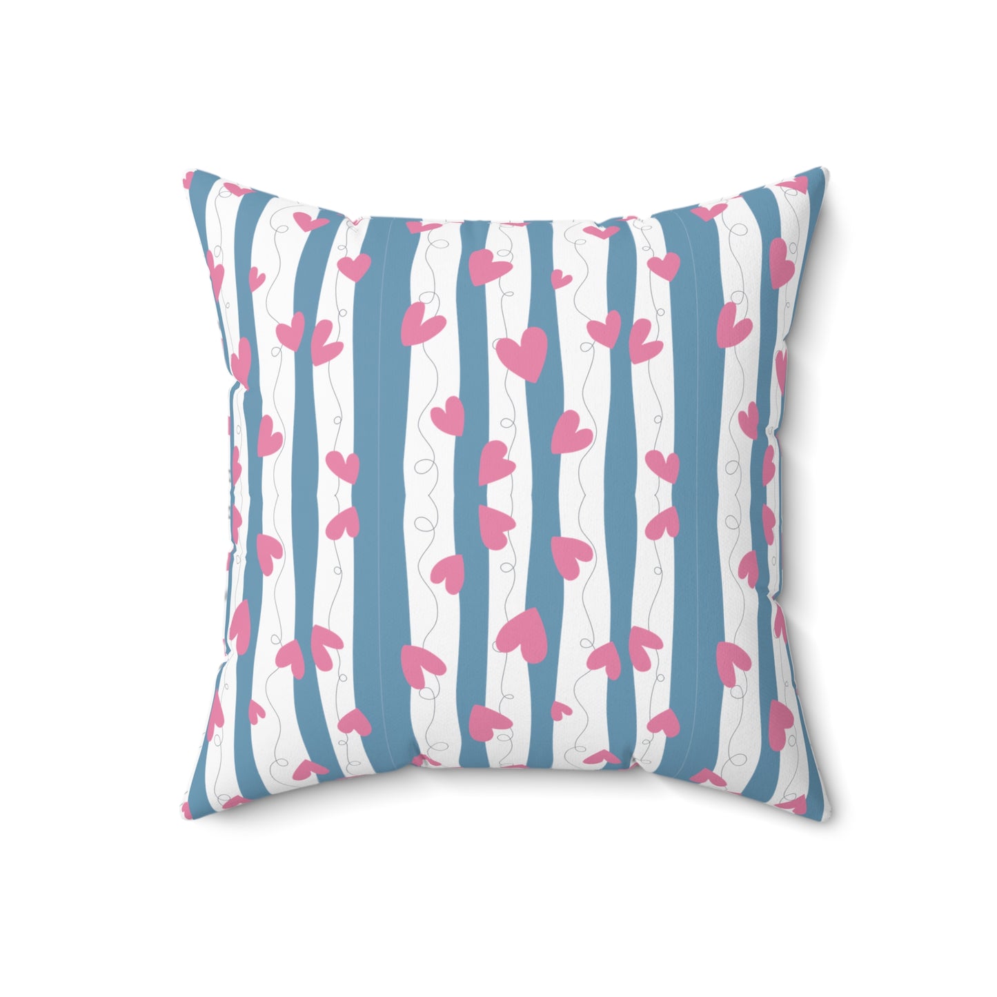 Square Pillow - Lovely Hearts