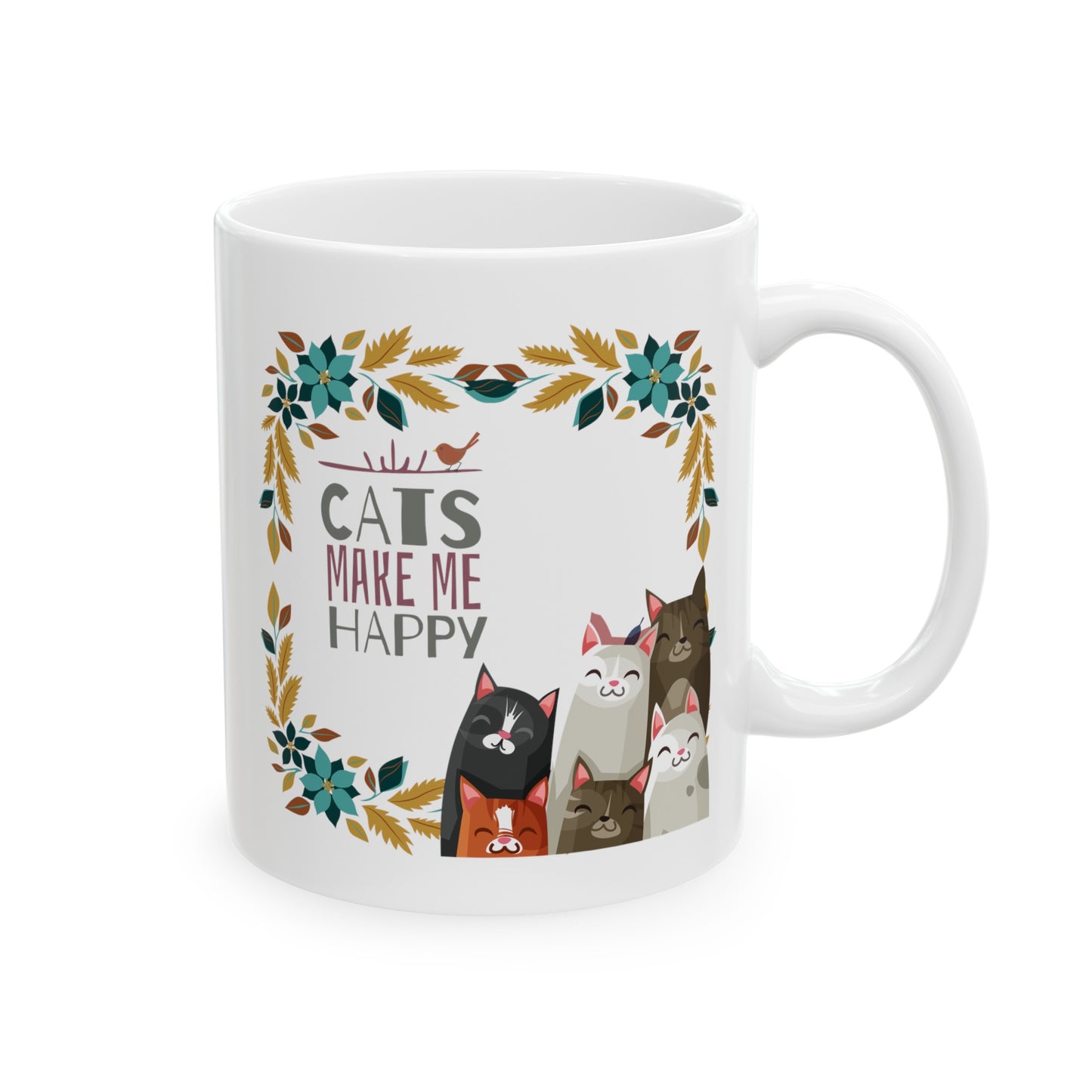 Mug - Cat Make Me Happy