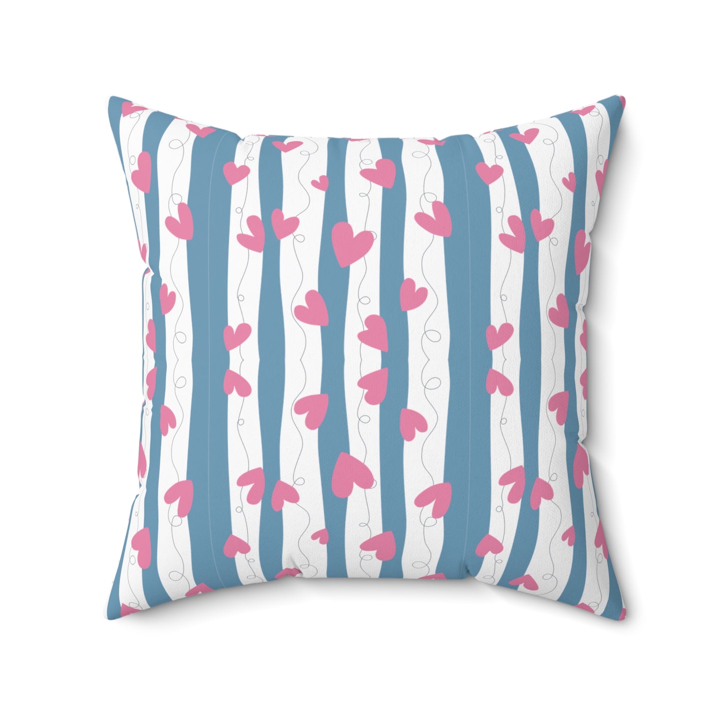 Square Pillow - Lovely Hearts