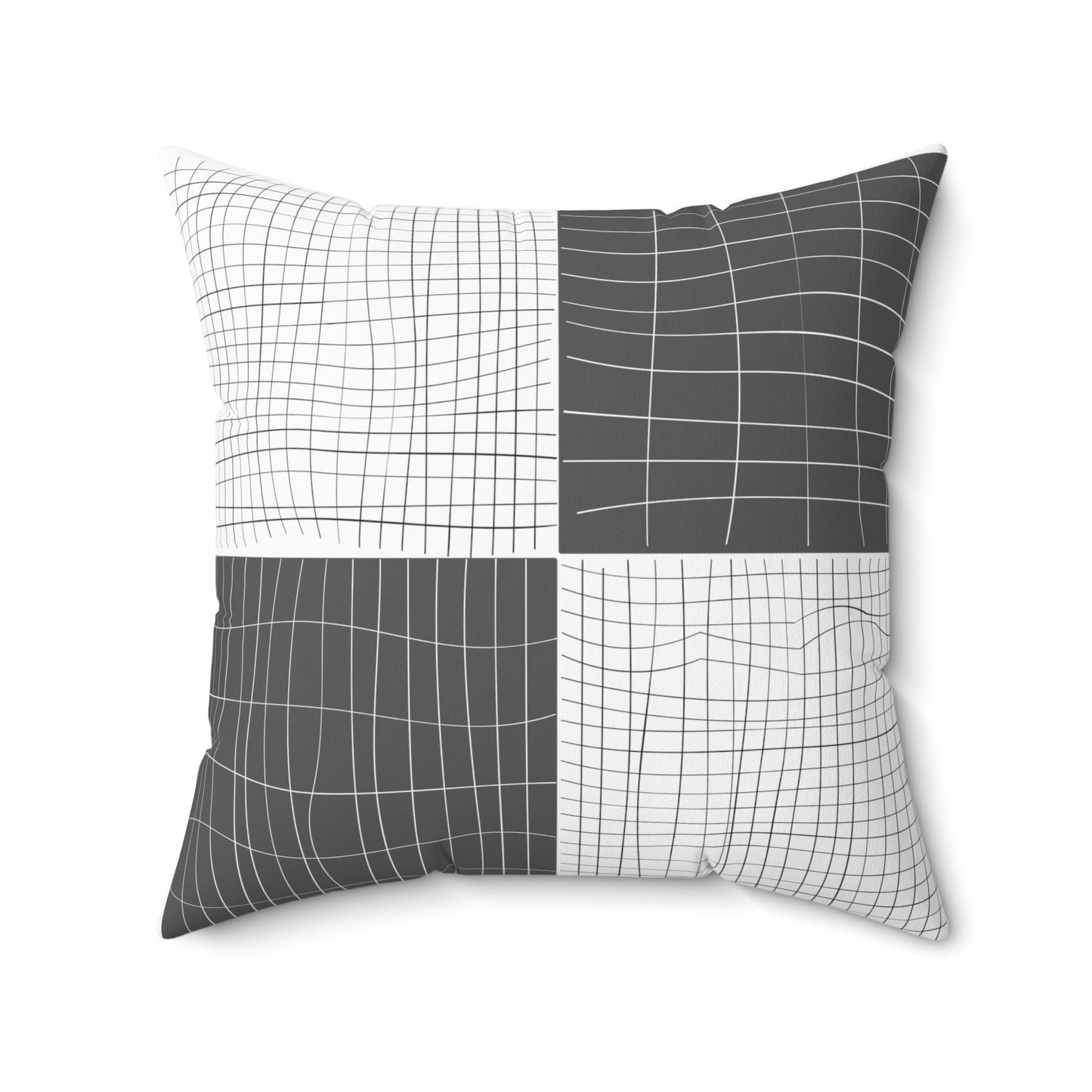 Square Pillow - Lines Pattern