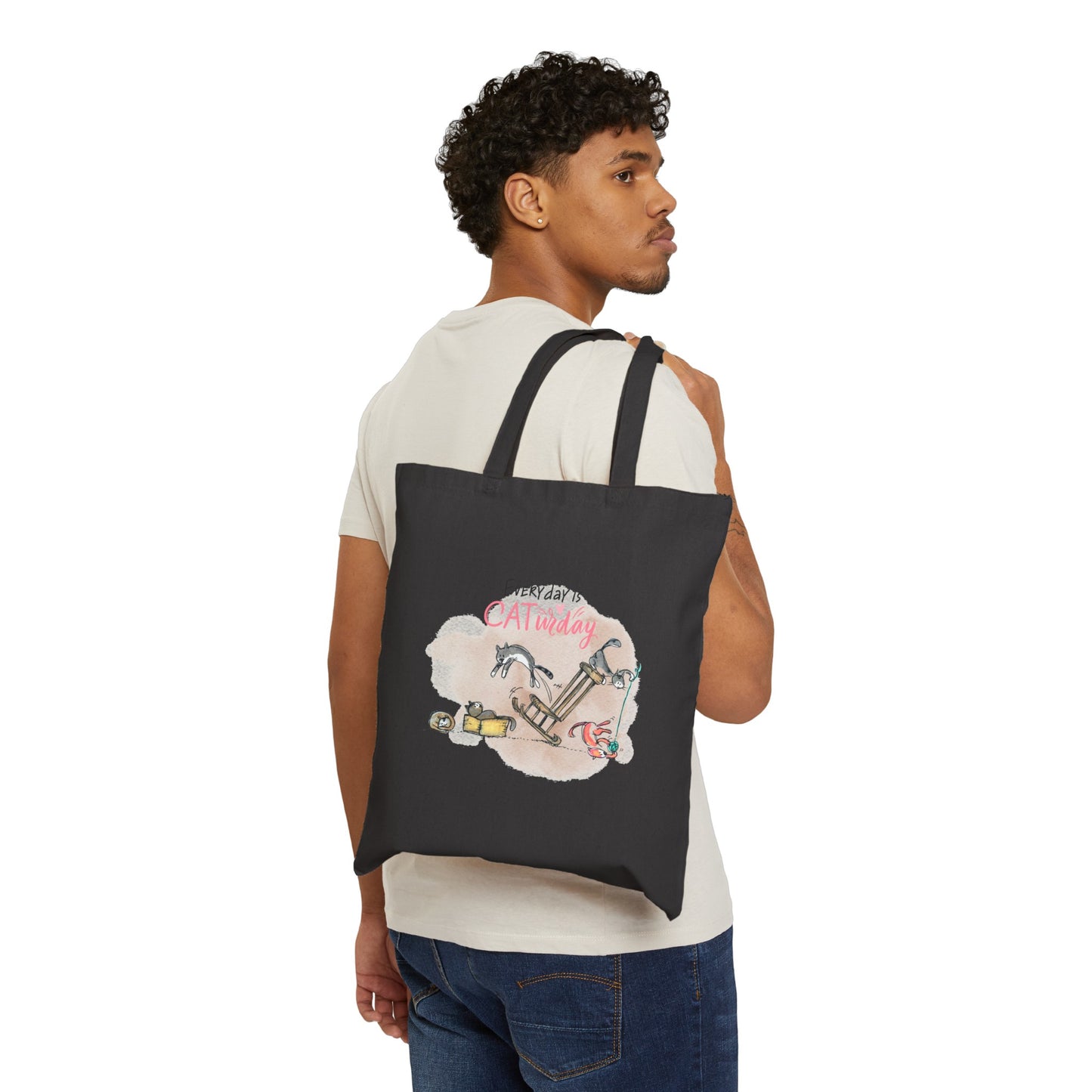 Tote Bag - Playful Cats