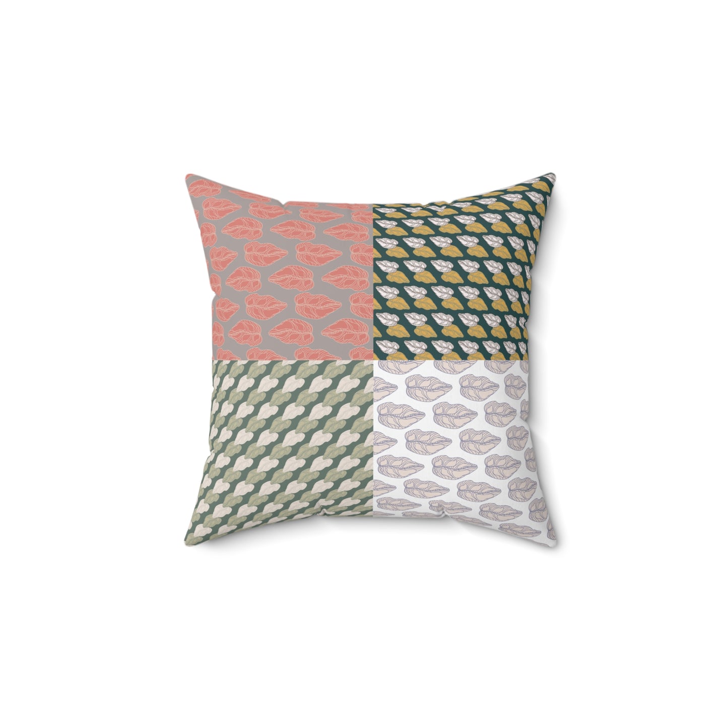 Square Pillow - Botanical Leaves