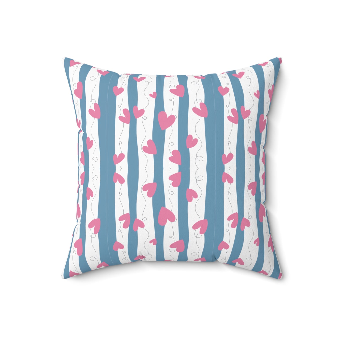 Square Pillow - Lovely Hearts