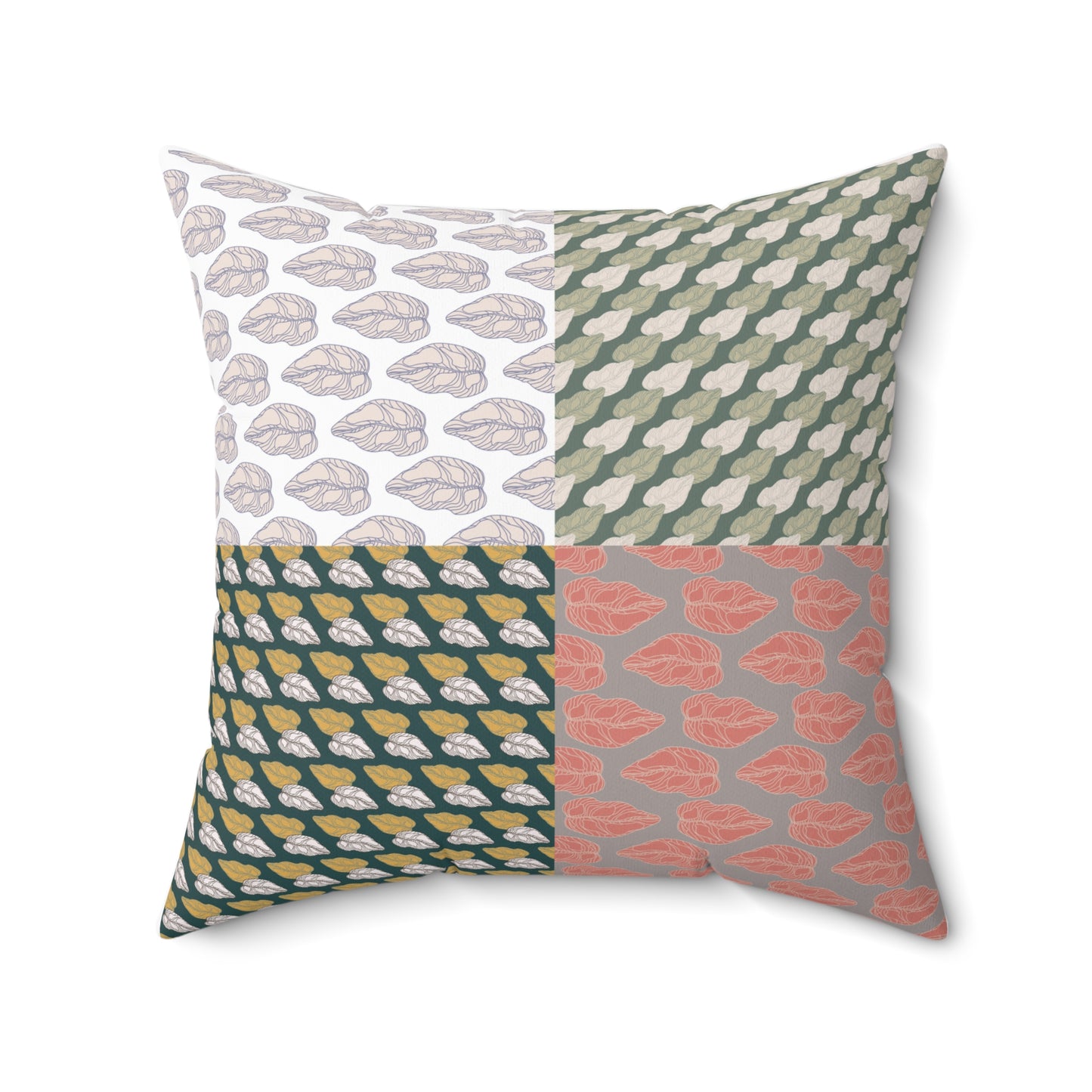 Square Pillow - Botanical Leaves