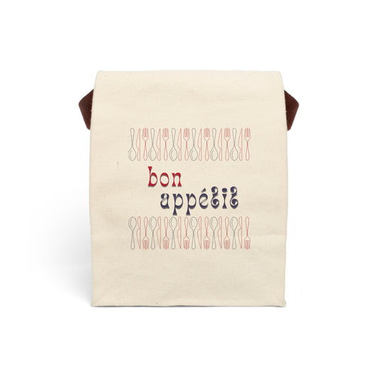 Canvas Lunch Bag - Bon Appetit