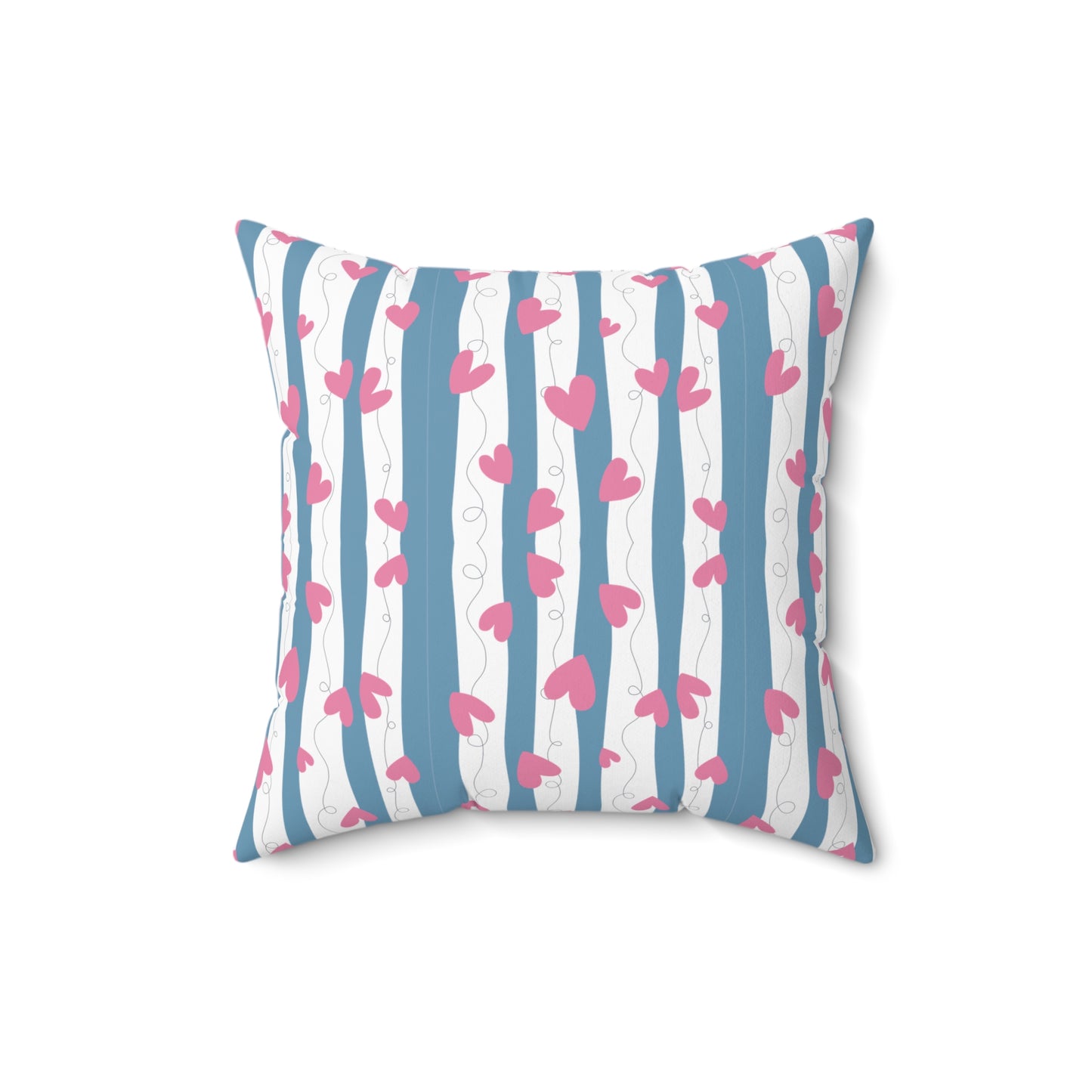 Square Pillow - Lovely Hearts