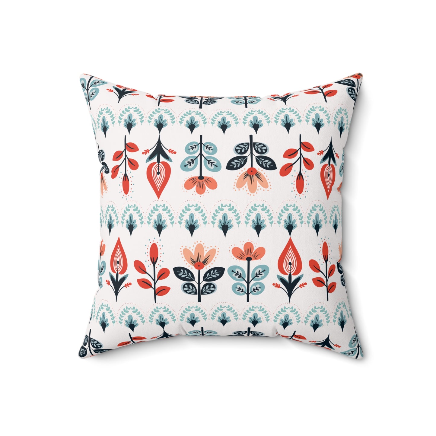 Square Pillow - Flower Pattern