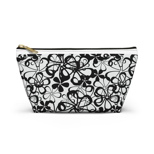 Accessory Pouch - Abstract Flower Pattern